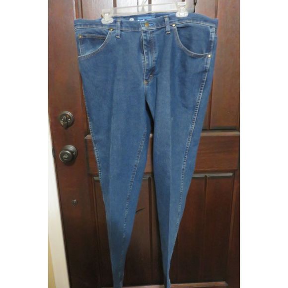 WRANGLER PREMIUM PERFORMANCE COWBOY CUT SLIM FIT JEANS SIZE 38-32 - Picture 1 of 4